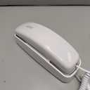 AT&T TRIMLINE 213 Corded Phone with Extra Big Buttons  Senior Friendly White Landline Phone, Visual Ringer, Lighted Keypad, Wall Mount, No AC Power Needed