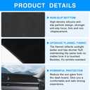Autorder Dashboard Cover Mat for Mazda CX-50 CX50 2023-2026 Accessories Dash Cover Upgrade Flannel Dash Mat Sunshade Glare UV Rays Protector (with HUD)