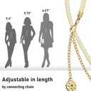 2-In-1 Cell Phone Lanyard Adjustable Crossbody Phone Chain with Detachable Phone Strap with Clear Phone Lanyard Tab