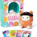 WHAT DO YOU MEME? Squishmallows Take4 by Relatable, Fun Card Games for Family Game Night, Great for Kids Games, Fun Gifts, Includes 1 Exclusive Collectible Squishmallows, 84 Cards, and Instructions