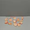 12 Pcs Gingerbread Cookie Ornaments, Funny Christmas Tree Cookie Decorations, Xmas Tree Snowflake Gingerbread Shaped Ornament for Xmas Winter Holiday Crafts Decor Indoor