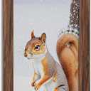 Rustic Walnut 6x18 Frame - Single Frame, 6 x 18 Poster Frame for Artwork, Puzzles, Photos and Movie Posters Picture Frames