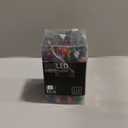 Vickerman 100 Light G12 LED Light Set Multi-Colored Lights on Green Wire