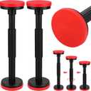 2-Pack Cabinet Jacks for Installing Cabinets - Adjustable Support Pole 7.1-17.3 Inches, 440 LB Capacity Nylon Cabinet Jack Support Pole with Anti-Slip Pads for Undermount Sink & Upper Cabinets