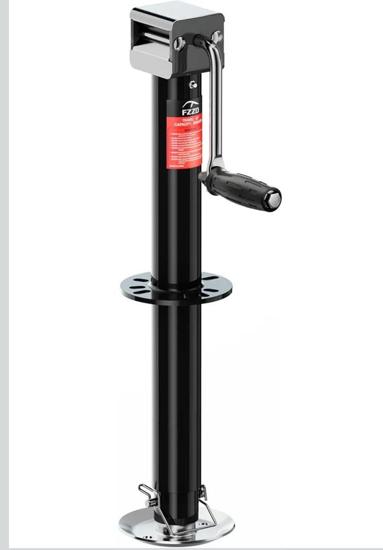 FZZO 5000 lbs A-Frame Trailer Jack, 15"