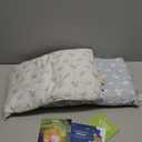 KeaBabies 2-Pack Toddler Pillow 13x18 - Soft Organic Cotton Kids Travel Bed Pillows for Sleeping, School, Nap, Machine Washable, Toddlers 2 to 5, Pillowcase Sold Separately (Dragons)