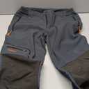 Postropaky Mens Hiking Snow Ski Pants Waterproof Outdoor Insulated Softshell Pants Snowboard Zipper Bottom Leg 32x34