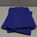 Encasa XO Kitchen Dish Towels Set | Blue | Waffle Weave and Flat Hand Tea Towel | 28"x18" | Quick Drying Reusable Cotton Washcloths | Multipurpose Lightweight Dishcloths Set of 4