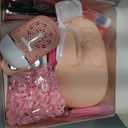 Eyelash Extension Kit for Beginners, Professional Lash Extension Kit with Mannequin Head, Lash Starter Kit with Lash Fan, Lash Extension Supplies for Practice Training Kit