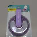 Daily Pill Organizer–3 Times a Day, 4 Compartments Round Pill Case–Portable & Easy to Use for Vitamins, Fish Oil, Medications & Supplements (Purple)