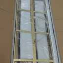 Wellmet Black Chandelier 40 inch, 11-Light Modern Rectangular Crystal Chandelier Ceiling Hanging, Linear Chandeliers Light Fixture for Living Room, Dining Room, Bedroom, Kitchen Island (Gold)