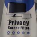 19 Inch Computer Privacy Screen Filter for 16:9 Widescreen Monitor, Removable Eye Protection Anti Glare Blue Light Filter Privacy Shield, Anti Scratch Anti Spy Screen Protector Film 19 In (16:9)