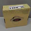 MICOCIOUS Bluetooth Portable Home CD Music Player with Remote Control, Timer, Builtin Speakers and LED Display  FM Radio Boombox (White)