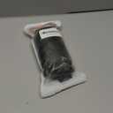 MOONSHOW Ombre Grey Afro Puff Drawstring Ponytail Natural Kinky Curly Ponytail Hair Extension for Black Women African American short Kinky Ponytail Drawstring(Ombre Grey)