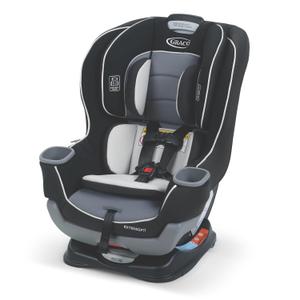 Graco Extend2Fit Convertible Baby Car Seat, Rear and Forward Facing, Adjustable Extension Panel for Extra Legroom, Gotham, Manufactured date:  03/15/2024