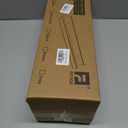 FLYJOE Picture Ledge Shelf, Small Floating Shelves Set of 8, 16 Inches Nursery Book Shelves for Toys Storage, Kids Bookshelf Wall Mounted for Living Room Bedroom Decor Books Photo Frames, Cool Black