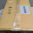 Bathroom Light Fixtures 3 Light Bathroom Vanity Light with Clear Glass Shade, 22 inch Vanity Lighting Fixtures Over Mirror, Black and Gold Vanity Lights Fixture (Exclude E26 Bulb)