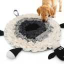 Snuffle Mat for Dogs - Interactive Feeding & Smell Training Toy, Puzzle Slow Feeder for Large, Medium & Small Dogs, Keeps Them Busy, Fun Treat Dispenser & Enrichment Toy (White)