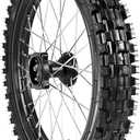 70/100-17 (2.75x17) 1.6x17 Front Wheel Tire and Rim Inner Tube with 12mm Bearing Assembly Motocross Off Road for Dirt Pit Bike (70/100-17(12mm bearing))
