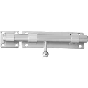 Alise 8 inch Barrel Bolt Latch,Slide Bolt Latch,Heavy Duty Solid SUS304 Stainless Steel Slide Lock for Wooden Fence,Barn Door,Interior or Outdoor Door, Brushed Nickel