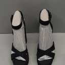 Sam Edelman Women's Savannah Platform Heels (7, Black Moir)