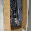 Bigzzia Clothes Drying Rack Folding Drying Rack Clothing 4 Tier Clothes Horses Rack Stainless Steel Laundry Drying Rack with Two Side Wings Grey