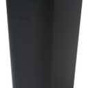Winco 15 1/4" Black Plastic Waste Basket