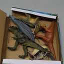 6PCS Jumbo Dinosaur Toy Set, Realistic Dinosaurs Toys for Kids - Large Dino Playset for Boys and Girls 3 4 5 6 7 Year Old Children Birthday Dinosaur Lovers