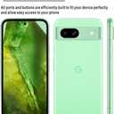 Google Pixel 8A Case, Shock-Absorption Flexible Clear TPU Rubber Protective Cell Phone Cover for Google Pixel 8A 2024 Case 6.1" Clear