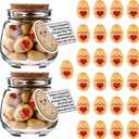 2 x Huwena 50 Pcs End of School Year Gifts Affirmations Potato Gift Bulk for Teacher Nurse Graduation Desk Decoration Resin Potato Office Affirmations Jar with Emotional Tag Gift for Mom Employee