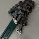 24 Inch Heavy Duty Chain Oil Filter Wrench, Adjustable Long Handle Tool Fits Max 12.6 Inch Diameter