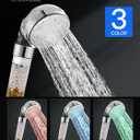 Cobbe Filtered LED Shower Head with Handheld, Color Changing, High Pressure Shower Head with Filter, Water Saving Spray Handheld Showerheads with Hose and Base for Dry Skin & Hair