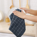 6pcs Kitchen Towel Absorbent Dishcloth Ultra Soft Kitchen Cloths Drying Hand Towels Home Cleaning Tools for Cleaning