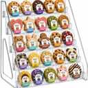 Acrylic Cookie Display Stand, 5-Tier Clear Tiered Dessert Stand for Bakers Vendors, Professional Display Riser for Craft Fairs, Market Booths & Retail, Cupcake Pastry Holder Organizer
