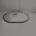 ANDY STAR Oval Mirror, 20x30 Glossy Black Bathroom Mirror, Pill Shaped Vanity Mirror for Wall, Polished Black Metal Framed Mirror Wall Mounted Vertically or Horizontally 1" Deep