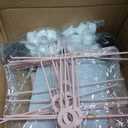 Ripeng 2 Pack 5-Tier Rotating Retail Display Stand, Adjustable Spinning Rack with Wheels for Jewelry Earrings Keychains Craft Shows Vendor Events, Pink