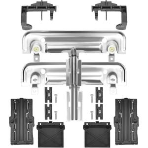 W10712394 Dishwasher Upper Rack Adjuster Metal Kit Compatible with Ken-more Whir-lpool by AMI PARTS - Replaces W10712394VP, AP5956100, W10350376, PS10064063