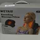 Neck Massager Pillow, Neck and Shoulder Relaxer with Heat, 3 Modes and Strengths, Neck Massager for Pain Relief Deep Tissue, Remote Control, Gifts for Mom Dad Friends, Black