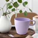 6-Pack 10oz Unbreakable Coffee Mugs, Microwave Safe Premium Drinkware (Up to 320), Lightweight Shatterproof Cups for Keurig, Kids, RV & Camping, BPA-Free (Purple)