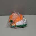 Pink Queen Women's Ribbed High Waisted Bikini Set Removable Strap Bandeau Swimsuit (Medium, 01 - Light Orange Ribbed Fabric)