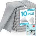 10 Pcs New Upgraded 3 Layers Non Scratch Wire Dishcloth, Multipurpose Wire Dishwashing Rags, Wet & Dry for Cookware, Sinks, Dishes, Stoves & Fireplaces (7.87 x 7.87-10pcs)