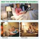 6-Pack 3 Way Light Bulbs Soft White 3000K 50 100 150 Watt Equivalent, Perfect for Reading, Standard A19 Indoor Led Bulb, 5/10/15 Watt Energy Efficient Bulb