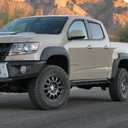 in-Channel Window Rain Guards for 2015-2022 Chevy Colorado/GMC Canyon Crew Cab, Window Visors Vent Guard Shade Deflectors