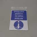 10 Pack Trash Stickers Food Waste Only Sticker 8  6 Inches Vinyl Waterproof UV Resistant Self Adhesive Sign for Business Home