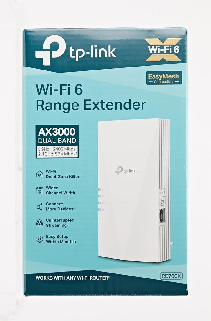 TP-LINK RANGE EXTENDER AX3000 WIFI-6 RE700X