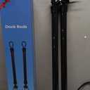 22 Inch Dock Rods for Boat Mooring/Docking, Replacement for Dock Lines, Boat Accessories for Men, for Pontoon Boat and Jon Boat Owners