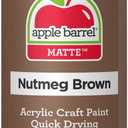 Apple Barrel, Matte Acrylic Paint, 8 fl oz, Nutmeg, (Pack of 1)