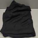 50"x84" Blackout Chenille Curtain Panel Black - Threshold™: Solid Polyester, Lined, Indoor Use, Back Tab, Rod Pocket