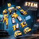 Gifts for 3 4 Year Old Boys, Toys for 3 4 Year Old Boys, 5-in-1 Transform Robot Toys for Boys 4-6, Easy DIY Assembly, 3 4 Year Old boy Birthday Gifts, Ideals Toys for Boys, Kids Toys