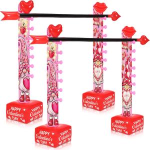 VioraWhite 2 Sets Valentines Day Game Inflatable Limbo for Adults 59 Inch Party Outdoor Game Set Inflatable Decoration for Party Yard Indoor Outdoor Games Picnic Decor